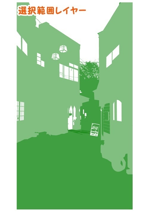 【マンガ背景用素材】【中野】路地裏_飲食店⑧【夜/昼/トーンなしセット】【3変化対応】【zip転送で中身はclipファィル】