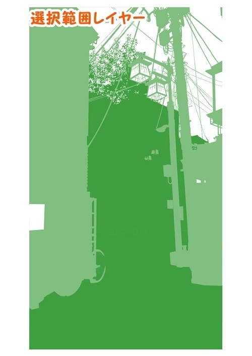 【マンガ背景用素材】【中野】路地裏_飲食店⑨【夜/昼/トーンなしセット】【3変化対応】【zip転送で中身はclipファィル】