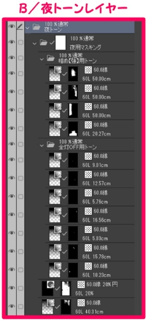 【マンガ背景用素材】【中野】路地裏_飲食店⑨【夜/昼/トーンなしセット】【3変化対応】【zip転送で中身はclipファィル】