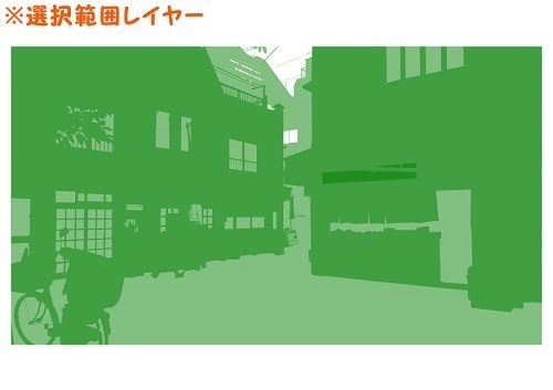 【マンガ背景用素材】【中野】路地裏_飲食店⑫【夜/昼/トーンなしセット】【3変化対応】【zip転送で中身はclipファィル】