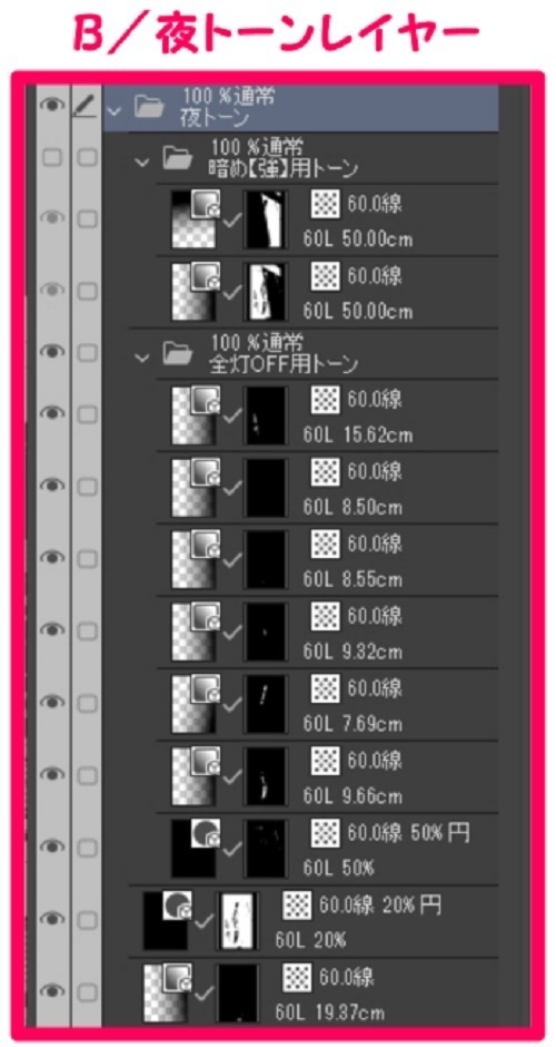 【マンガ背景用素材】【下北沢】駅ホーム①【夜/昼/トーンなしセット】【3変化対応】【zip転送で中身はclipファィル】