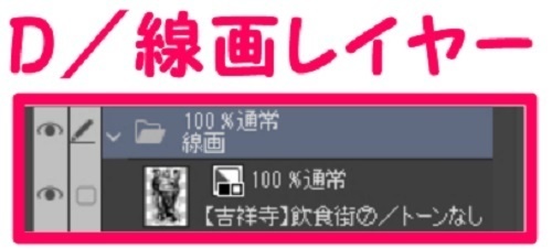 【マンガ背景用素材】【吉祥寺】飲食街⑦【夜/昼/トーンなしセット】【3変化対応】【zip転送で中身はclipファィル】