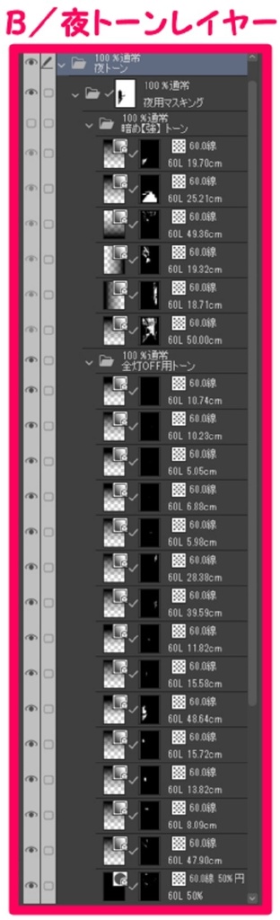 【マンガ背景用素材】【吉祥寺】飲食街⑯【夜/昼/トーンなしセット】【3変化対応】【zip転送で中身はclipファィル】