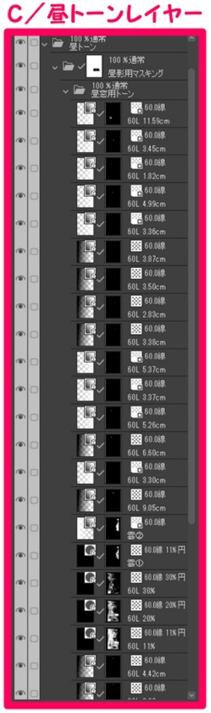 【マンガ背景用素材】【吉祥寺】飲食街③【夜/昼/トーンなしセット】【3変化対応】【zip転送で中身はclipファィル】