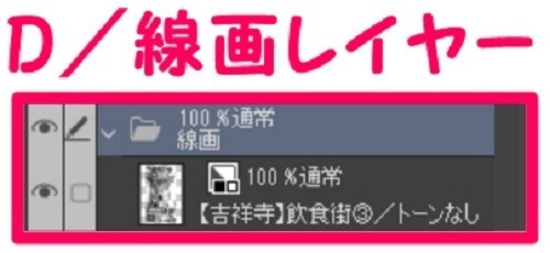 【マンガ背景用素材】【吉祥寺】飲食街③【夜/昼/トーンなしセット】【3変化対応】【zip転送で中身はclipファィル】