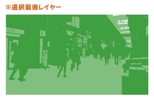 【マンガ背景用素材】【吉祥寺】商店街⑨【夜/昼/トーンなしセット】【3変化対応】【zip転送で中身はclipファィル】