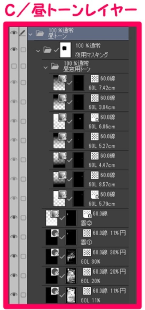 【マンガ背景用素材】【吉祥寺】商店街⑤【夜/昼/トーンなしセット】【3変化対応】【zip転送で中身はclipファィル】
