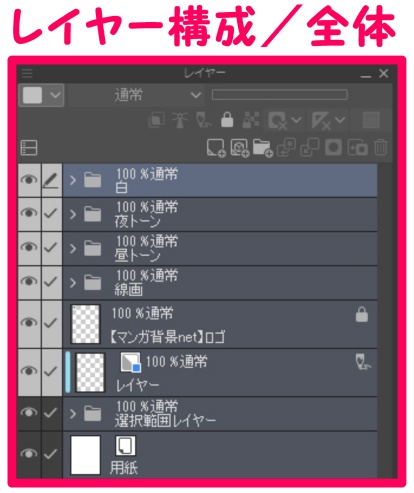 【マンガ背景用素材】【コインランドリー】L_外観⑦【夜/昼/トーンなしセット】【3変化対応】【zip転送で中身はclipファィル】