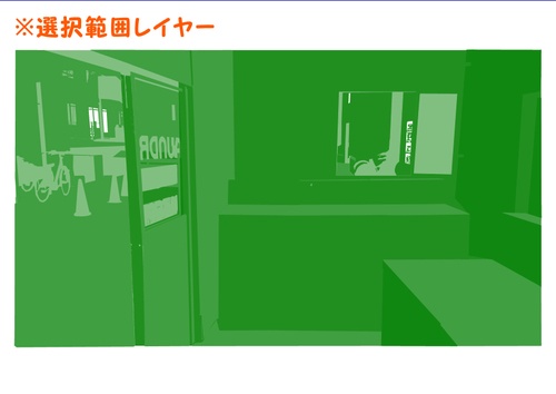 【マンガ背景用素材】【コインランドリー】L_内観⑥【夜/昼/トーンなしセット】【3変化対応】【zip転送で中身はclipファィル】