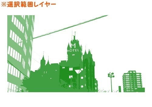 【マンガ背景用素材】【ラブホ】ME_外観②【夜/昼/トーンなしセット】【3変化対応】【zip転送で中身はclipファィル】