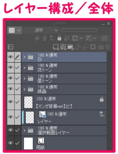 【マンガ背景用素材】【ビル】タワマンA_外観⑥【夜/昼/トーンなしセット】【3変化対応】【zip転送で中身はclipファィル】