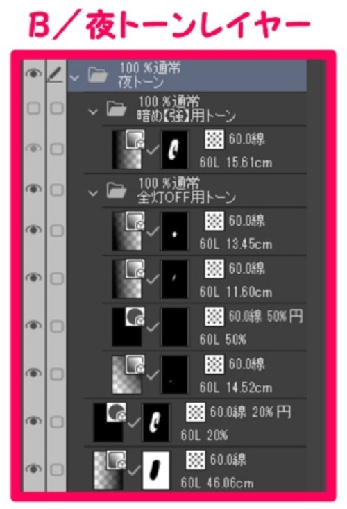 【マンガ背景用素材】【車】外車R_赤37【夜/昼/トーンなしセット】【3変化対応】【zip転送で中身はclipファィル】