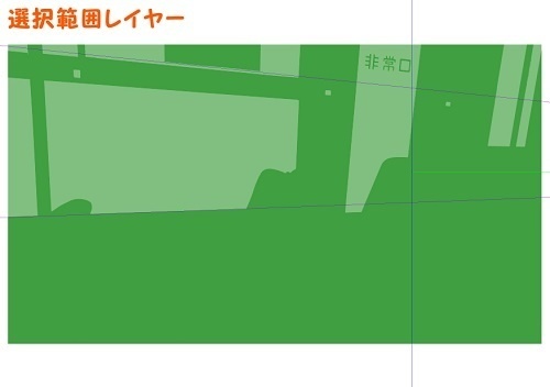 【マンガ背景用素材】【バス】K_車内⑪【夜/昼/トーンなしセット】【3変化対応】【zip転送で中身はclipファィル】