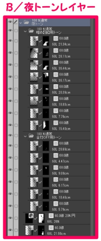 【マンガ背景用素材】【渋谷】宮下公園_屋上⑱【夜/昼/トーンなしセット】【3変化対応】【zip転送で中身はclipファィル】
