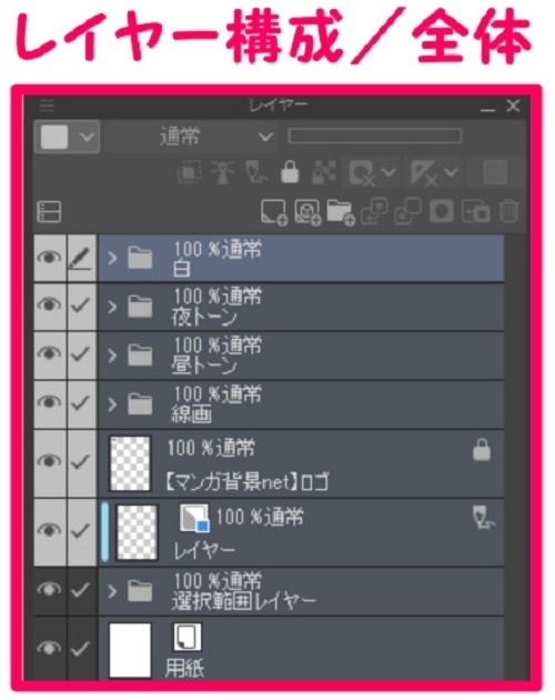 【マンガ背景用素材】【渋谷】宮下公園_屋上⑰【夜/昼/トーンなしセット】【3変化対応】【zip転送で中身はclipファィル】