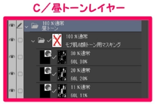 【マンガ背景用素材】【モブ】親子_5組(春夏秋服)⑤【夜/昼/トーンなしセット】【7変化対応】【zip転送で中身はclipファィル】