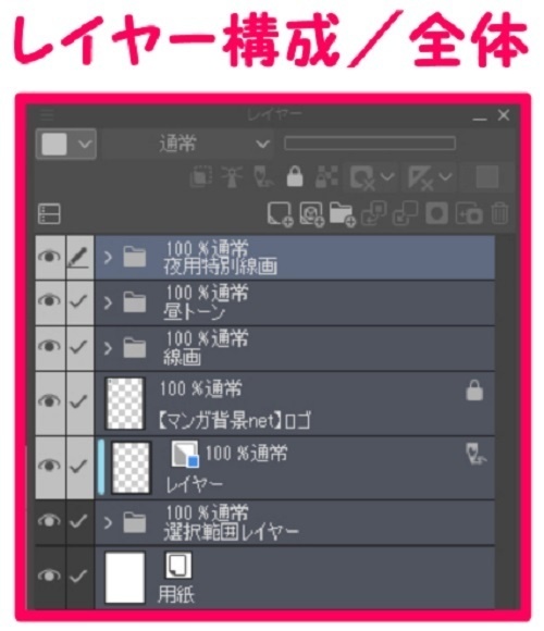 【マンガ背景用素材】【お金】新旧お札_A組_表①【夜/昼/トーンなしセット】【3変化対応】【zip転送で中身はclipファィル】
