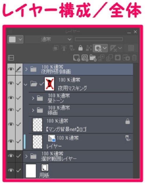 【マンガ背景用素材】【お金】新旧お札_A組_表③【夜/昼/トーンなしセット】【3変化対応】【zip転送で中身はclipファィル】