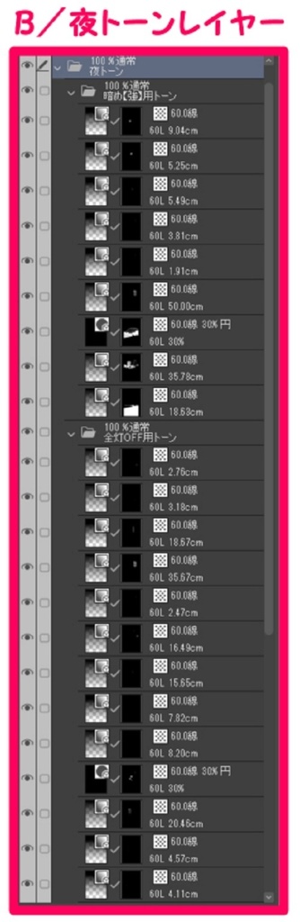 【マンガ背景用素材】【渋谷】宮下公園_屋上②【夜/昼/トーンなしセット】【3変化対応】【zip転送で中身はclipファィル】