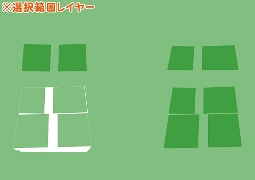 【マンガ背景用素材】【お金】新旧お札_A組_裏①【夜/昼/トーンなしセット】【3変化対応】【zip転送で中身はclipファィル】