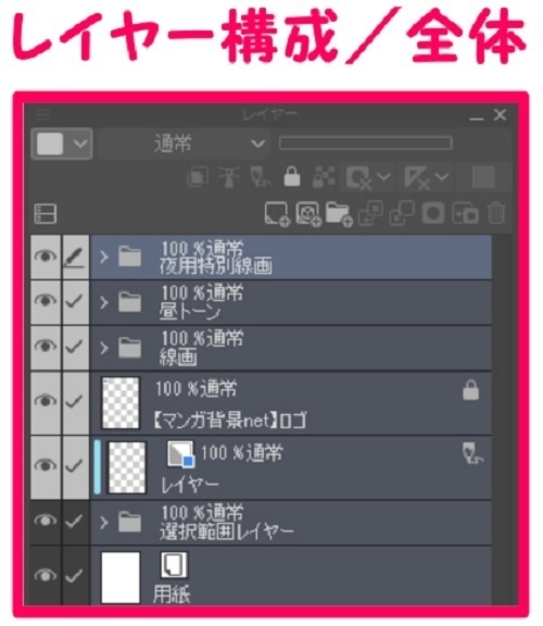 【マンガ背景用素材】【お金】新旧お札_B組_表①【夜/昼/トーンなしセット】【3変化対応】【zip転送で中身はclipファィル】