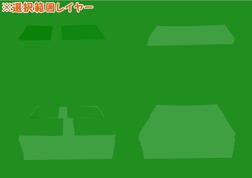 【マンガ背景用素材】【お金】新旧お札_B組_表⑤【夜/昼/トーンなしセット】【3変化対応】【zip転送で中身はclipファィル】