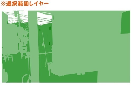 【マンガ背景用素材】【住宅街】アパートA_⑰【夜/昼/トーンなしセット】【3変化対応】【zip転送で中身はclipファィル】