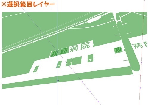 【マンガ背景用素材】【病院】(中)外観⑧【夜/昼/トーンなしセット】【3変化対応】【zip転送で中身はclipファィル】