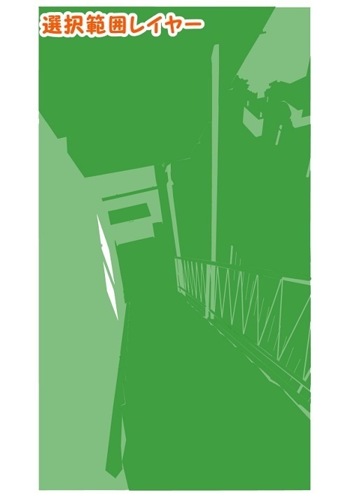 【マンガ背景用素材】【住宅街】アパートA_29【夜/昼/トーンなしセット】【3変化対応】【zip転送で中身はclipファィル】