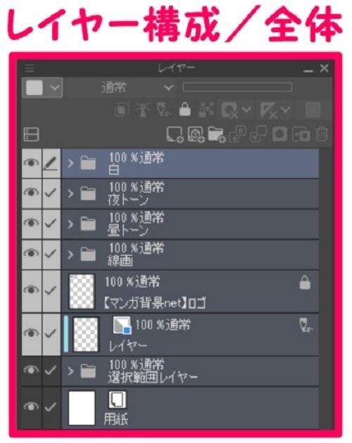 【マンガ背景用素材】【遊園地】S_入場ゲート①【夜/昼/トーンなしセット】【3変化対応】【zip転送で中身はclipファィル】
