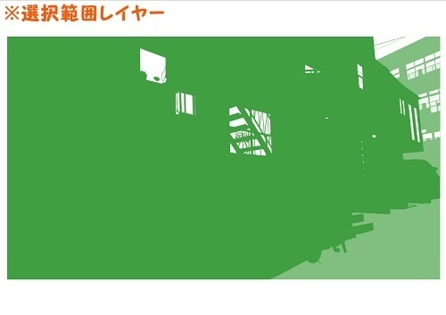 【マンガ背景用素材】【住宅街】アパートA_⑬【夜/昼/トーンなしセット】【3変化対応】【zip転送で中身はclipファィル】