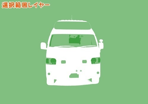 【マンガ背景用素材】【病院】救急車①【夜/昼/トーンなしセット】【3変化対応】【zip転送で中身はclipファィル】