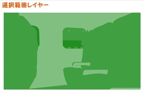 【マンガ背景用素材】【電車】新幹線_車内⑦【夜/昼/トーンなしセット】【3変化対応】【zip転送で中身はclipファィル】