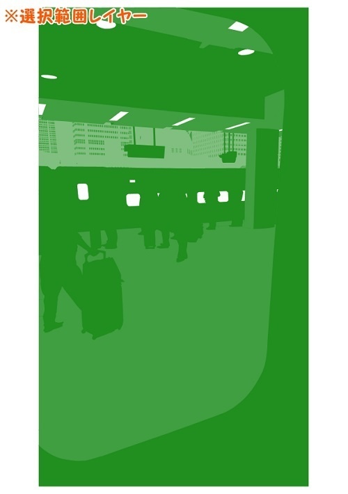 【マンガ背景用素材】【電車】新幹線_車内⑭【夜/昼/トーンなしセット】【3変化対応】【zip転送で中身はclipファィル】