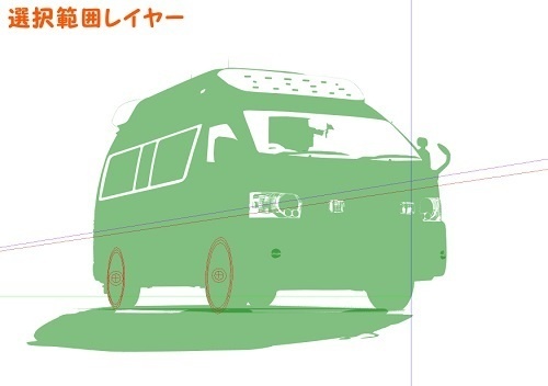 【マンガ背景用素材】【病院】救急車32【夜/昼/トーンなしセット】【3変化対応】【zip転送で中身はclipファィル】