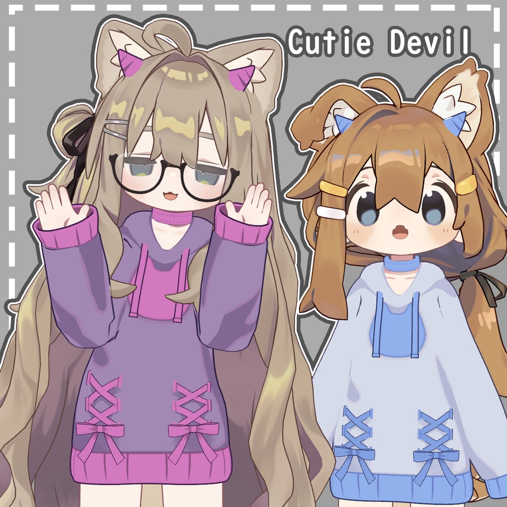Cutie Devil パーカーセット【キプフェル・まめひなた】