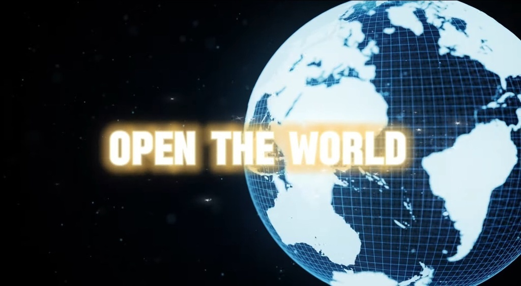 「Open the world」