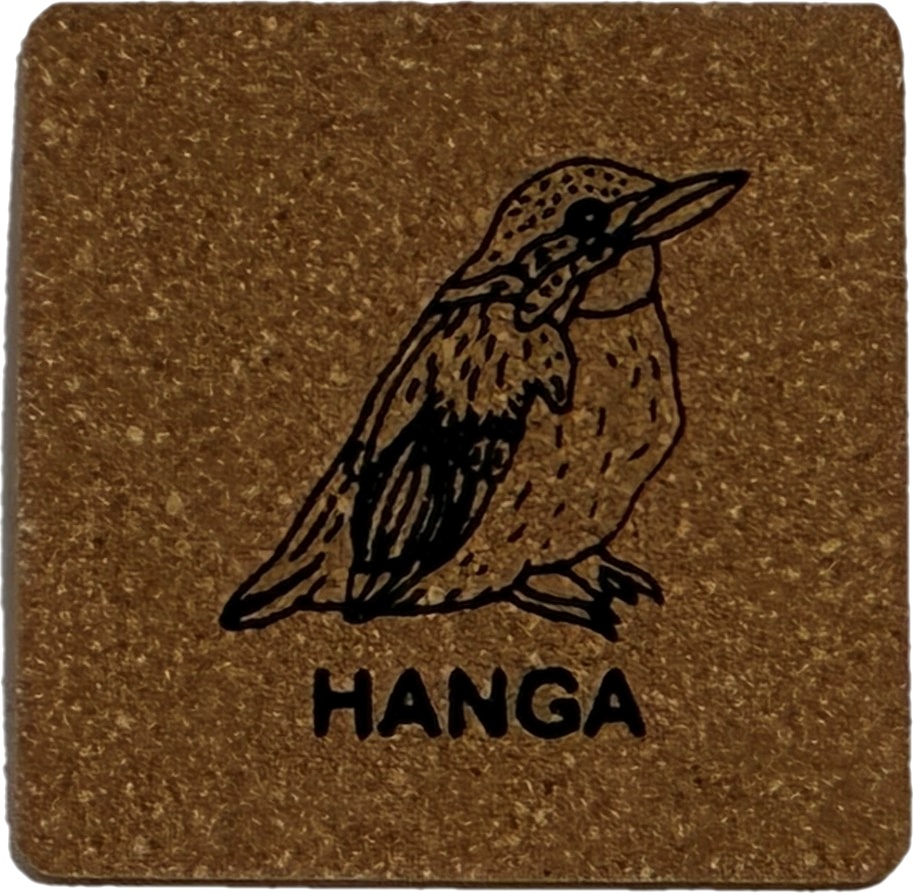 コルクコースター　カワセミ