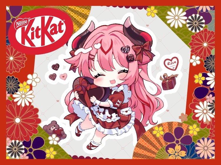 バレンタインチョコ♡をもらって三社祭の提灯を飾ろう!