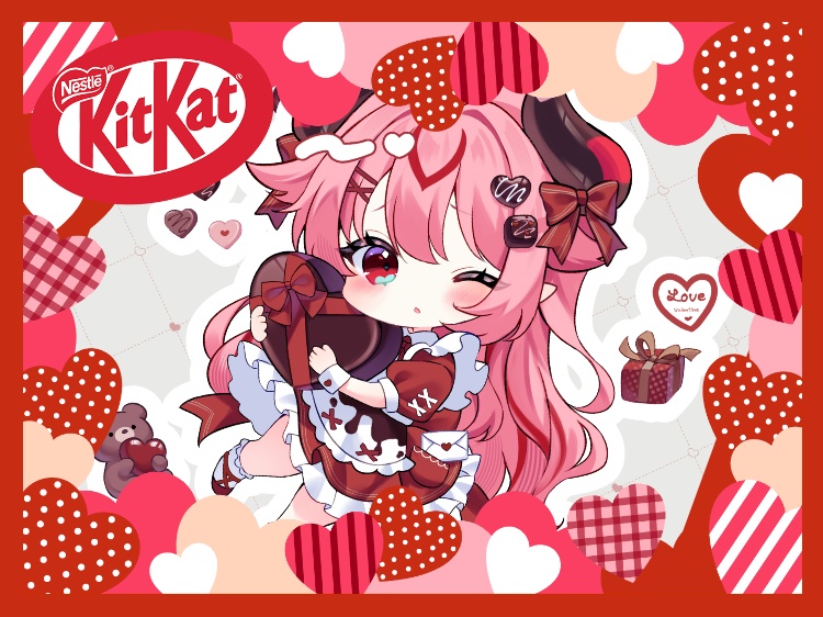 バレンタインチョコ♡をもらって三社祭の提灯を飾ろう!