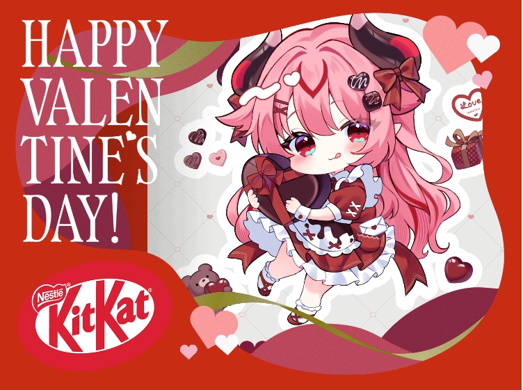 バレンタインチョコ♡をもらって三社祭の提灯を飾ろう！