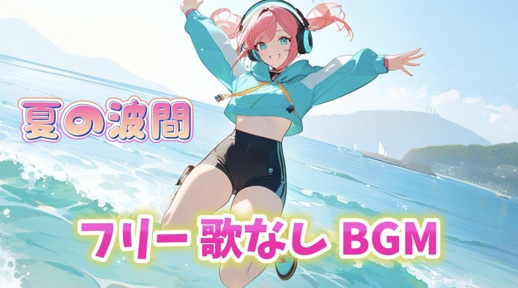 夏の波間