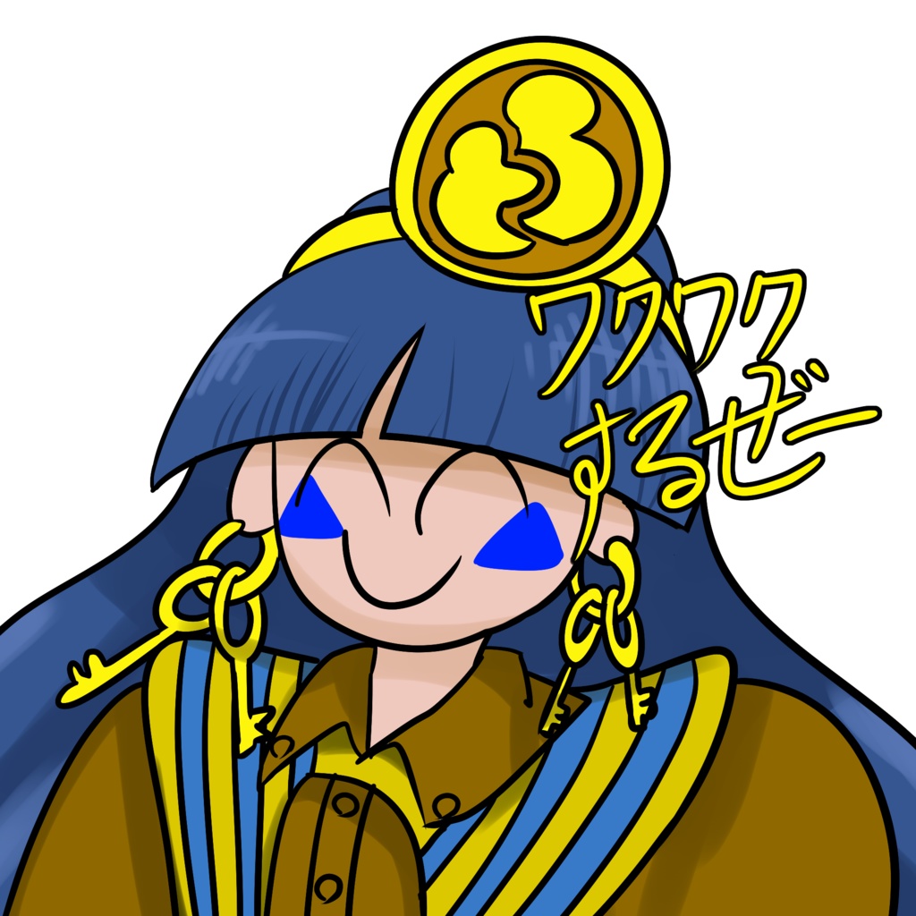 ニコニコ道神馴子ステッカー