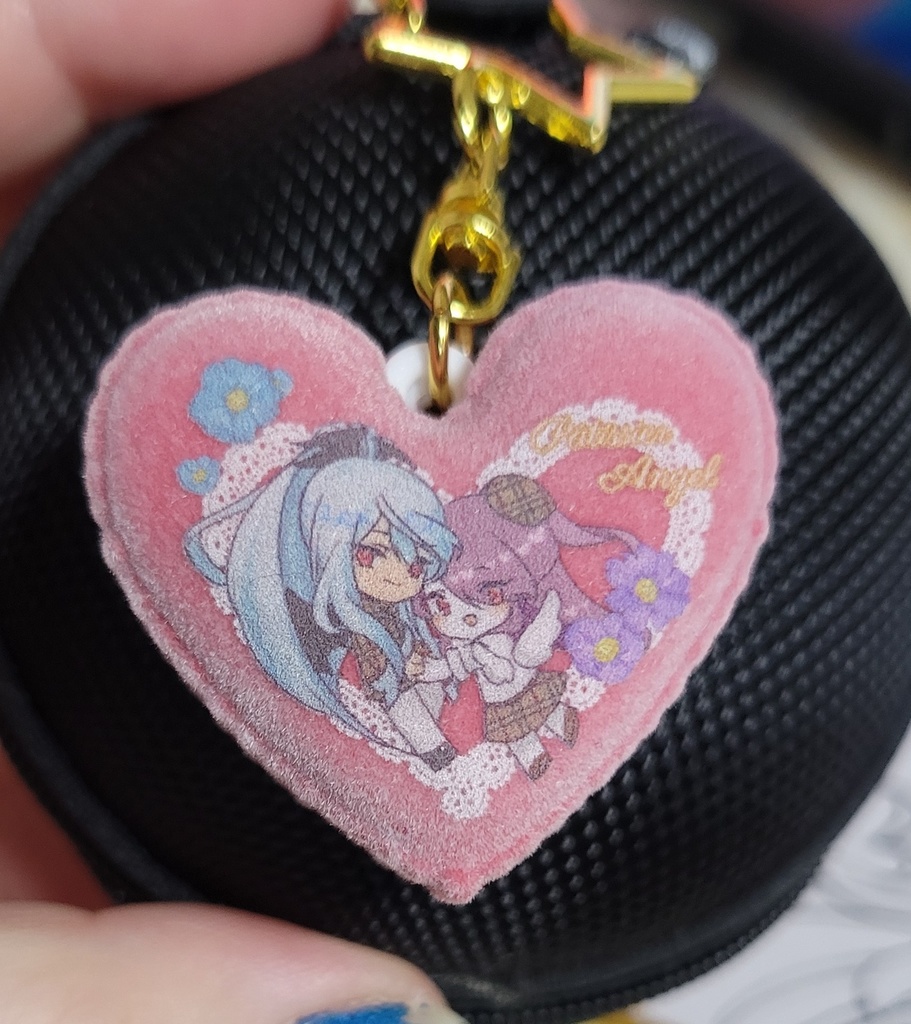 凜殺マカロンキーホルダー（チェリー）