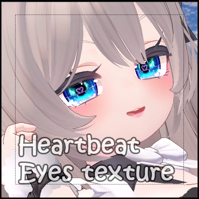 【MAYA舞夜】ドキドキ❤目のテクスチャ
