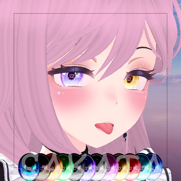 【ANONあのん】ドキドキ❤目&涙袋テクスチャ