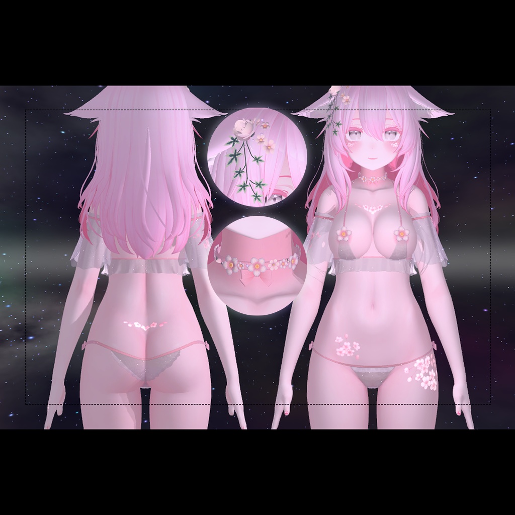 【KIKYO桔梗】花の妖精のパジャマセット