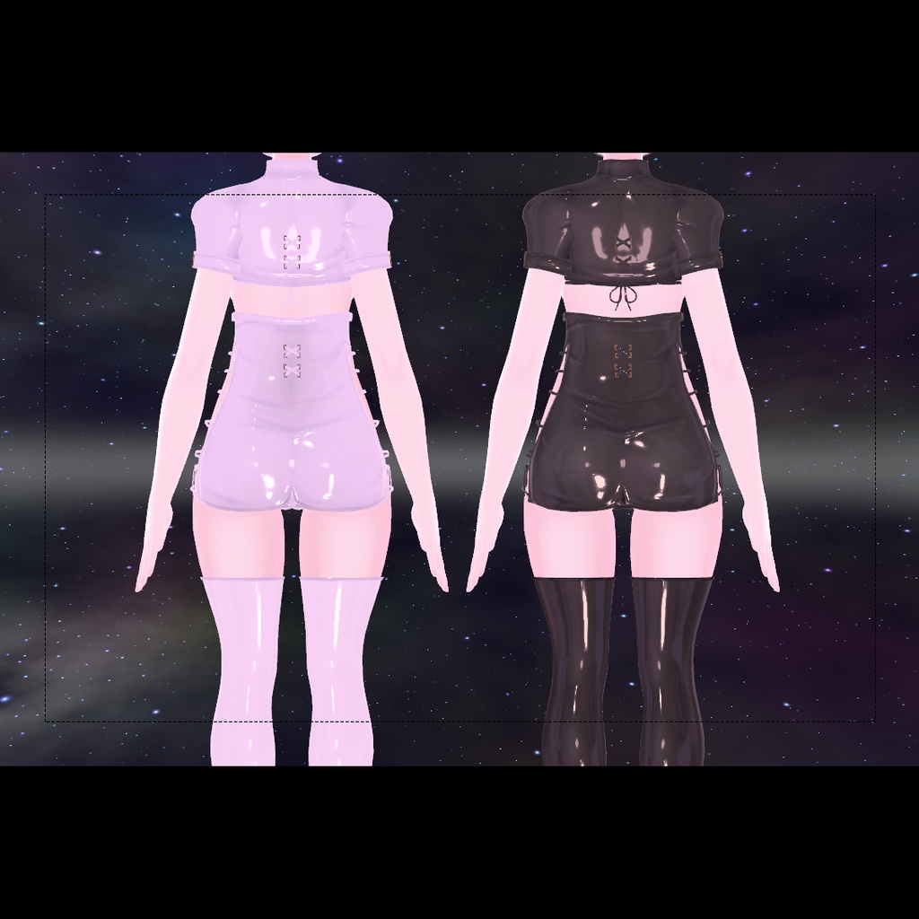 【KOYUKI狐雪】セクシーな革のスーツ❤2色❤