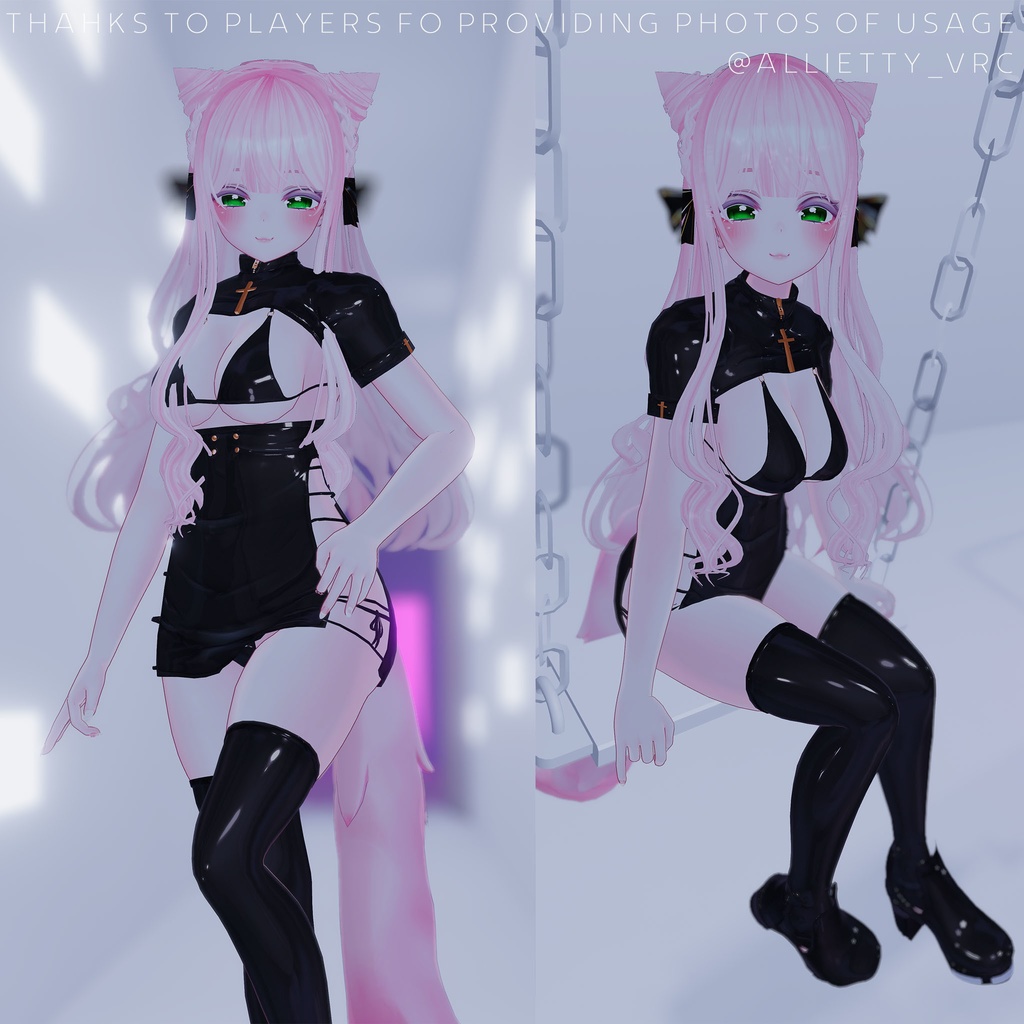 【MOE萌】セクシーな革のスーツ❤2色❤