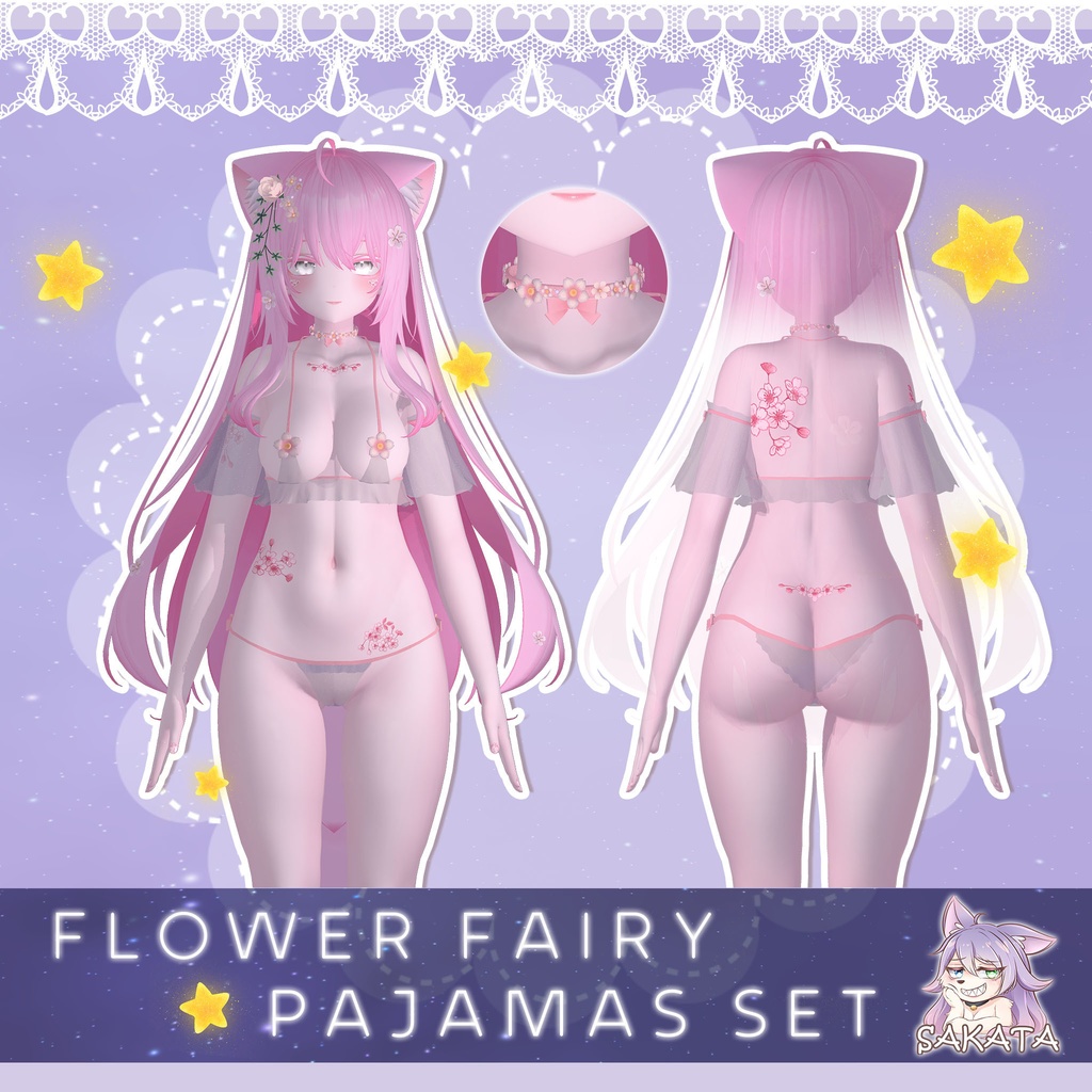 【MOE萌】花の妖精のパジャマセット